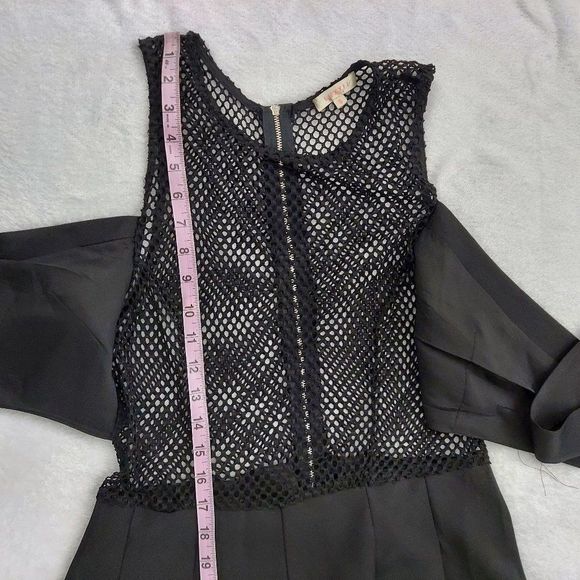 Luxxel Fish-net Wrap Romper, Small - Picture 9 of 15